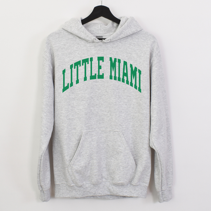Little Miami Curved Hoodie (multiple colors)-Grey-Small-Lemons and Limes Boutique
