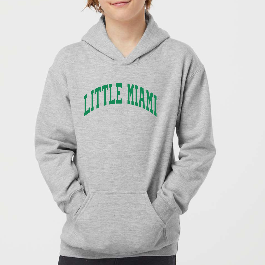 Little Miami Curved Hoodie (multiple colors)-YOUTH-Grey-XS-Lemons and Limes Boutique
