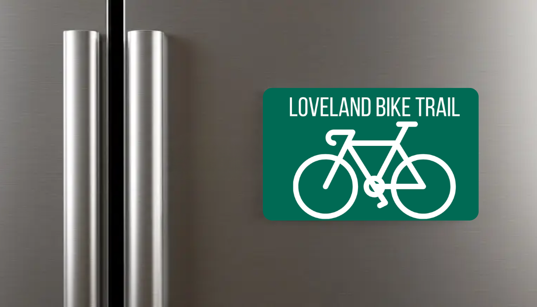 Loveland Bike Trail Neoprene Magnet-Lemons and Limes Boutique