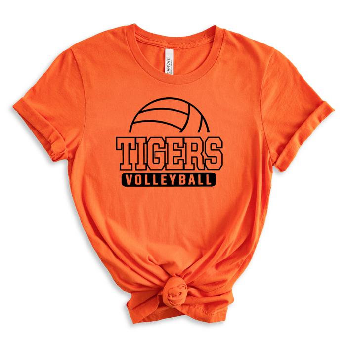 Tigers Volleyball Original in Heather Orange-Lemons and Limes Boutique