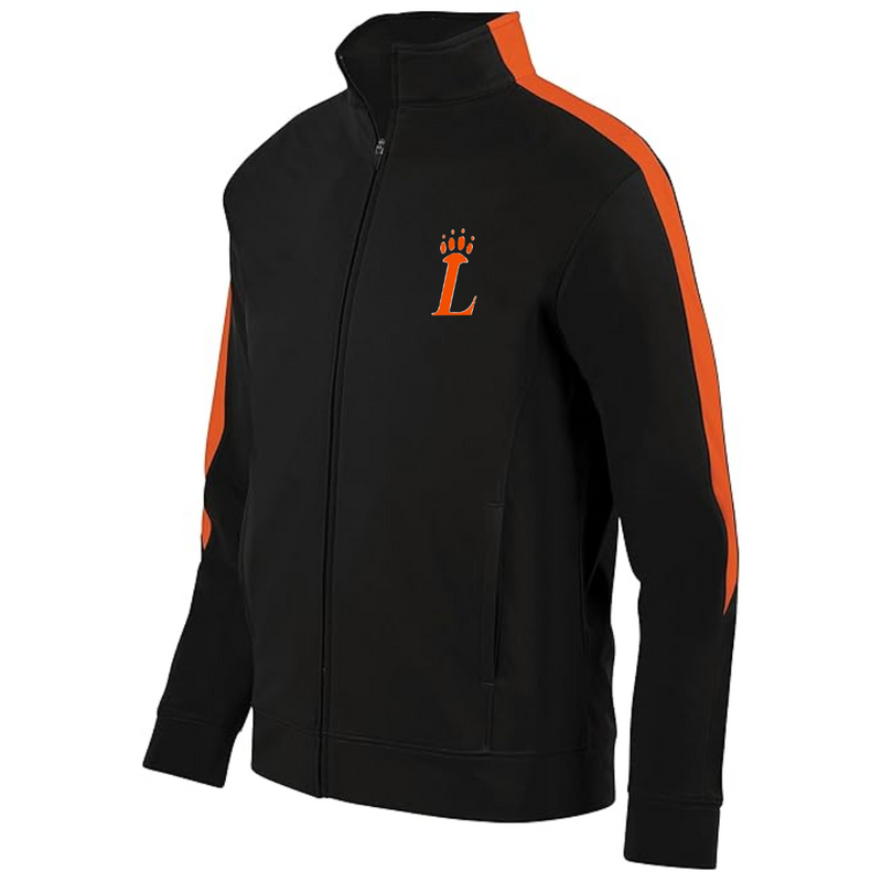 Loveland Zip Up Jacket in Black and Orange--Lemons and Limes Boutique