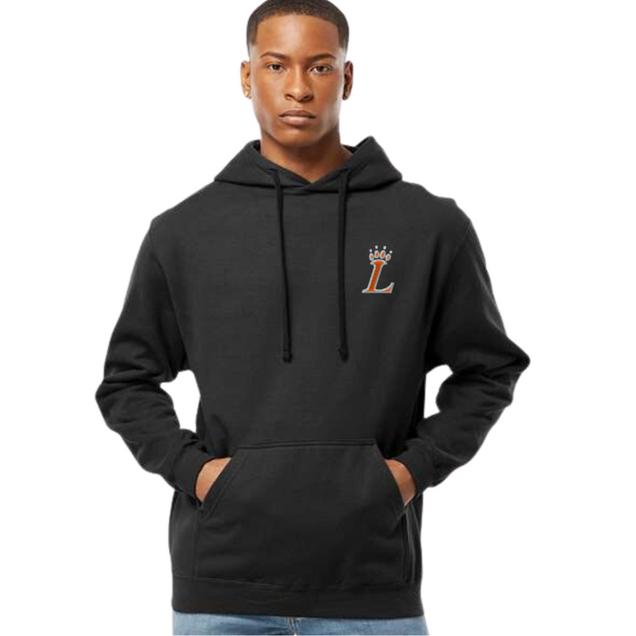 Loveland Embroidered Hoodie on Black-Lemons and Limes Boutique