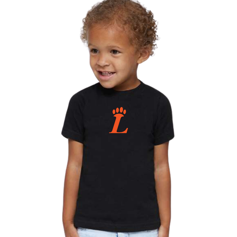 Loveland Paw T-Shirt on Black-TODDLER-Graphic Tees-Lemons and Limes Boutique