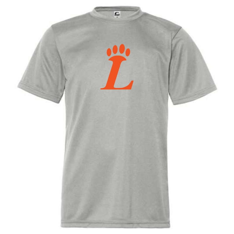 Loveland Paw Performance T-Shirt on Gray-YOUTH-Apparel-Lemons and Limes Boutique