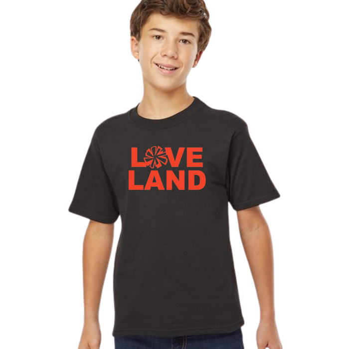 Cheer Block T-Shirt on Black-YOUTH-Lemons and Limes Boutique