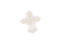 Pastel Fanciful Cross Mini Attachment by Happy Everything-Lemons and Limes Boutique