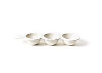 White Stripe Mini Trio Bowl by Happy Everything-Lemons and Limes Boutique