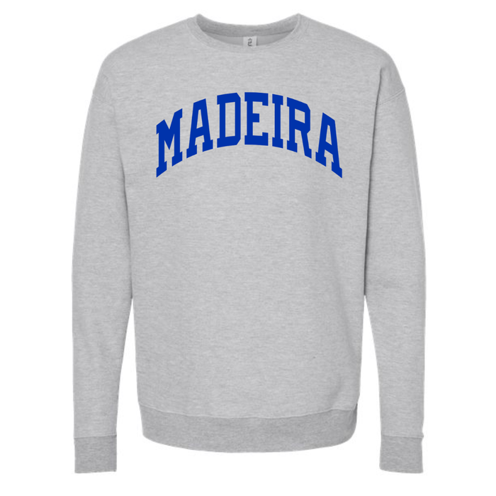 Curve Madeira Crewneck Sweatshirt on Athletic Gray