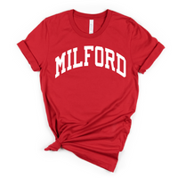 Milford Curved T-Shirt (multiple colors available)-Red-Adult Small-Lemons and Limes Boutique