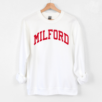 Milford Curved Sweatshirt (multiple colors)-Apparel-White-Small-Lemons and Limes Boutique