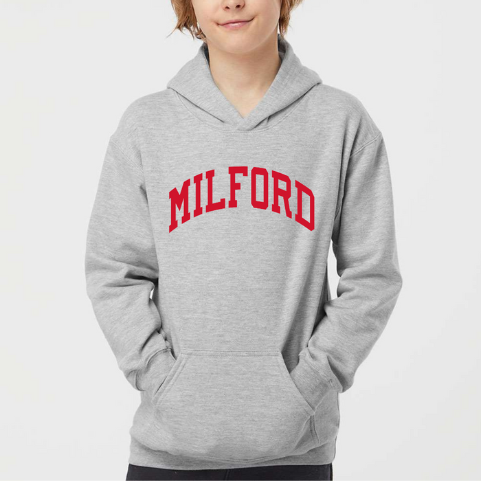 Milford Curved Hoodie (multiple colors) -YOUTH-Grey-XS-Lemons and Limes Boutique