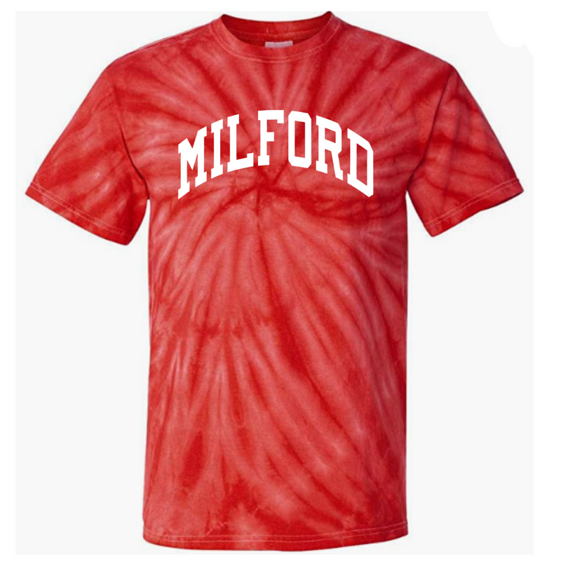 Milford Red Tie Dye T-Shirt--Lemons and Limes Boutique