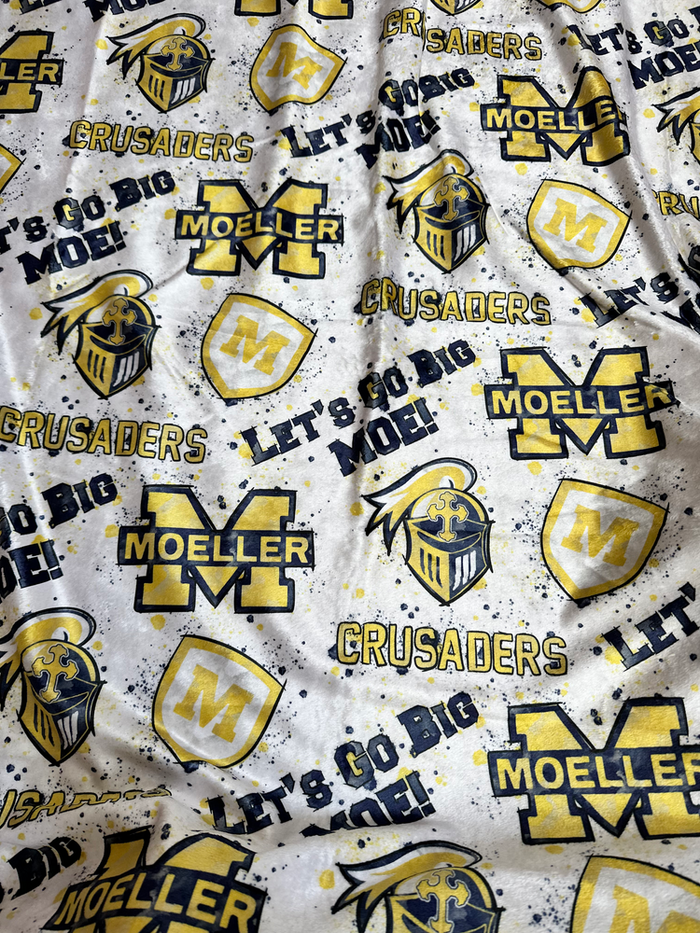 Moeller School Exclusive Print Minky Blanket--Lemons and Limes Boutique