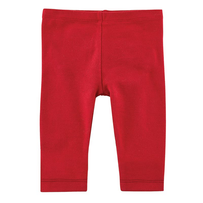 Leggings - Red Bow 6-12 Mths-Lemons and Limes Boutique