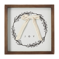 Wreath Wall Sign - Joy Wreath-Lemons and Limes Boutique