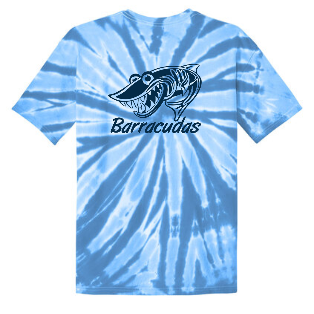 Normandy Barracudas Tie Dye Short Sleeve Tee YOUTH-Lemons and Limes Boutique