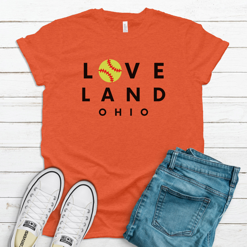 Loveland 🥎Softball T-Shirt--Lemons and Limes Boutique