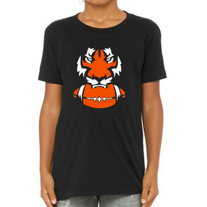 Hungry Tiger T-Shirt on Black-YOUTH--Lemons and Limes Boutique