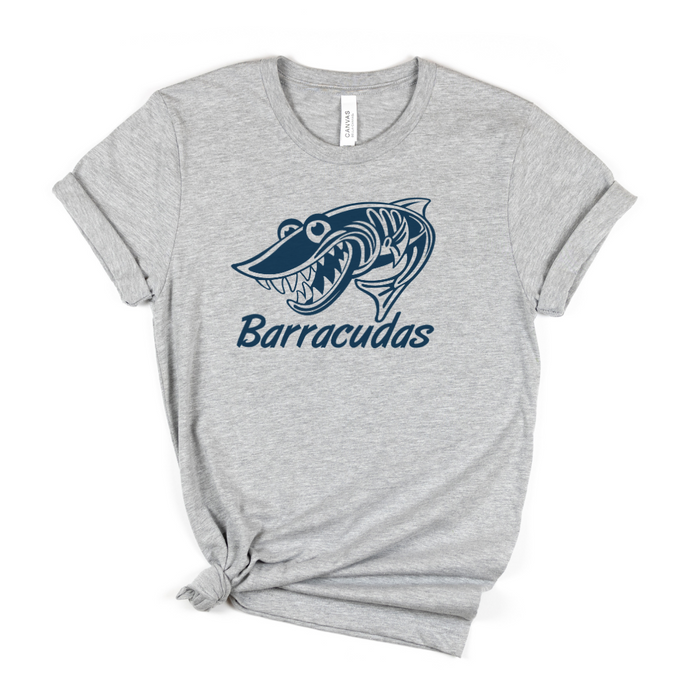 Normandy Barracudas T-Shirt on Athletic Gray--Lemons and Limes Boutique