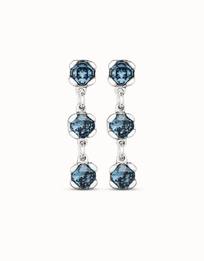 Sublime Blue Earrings in Silver--Lemons and Limes Boutique