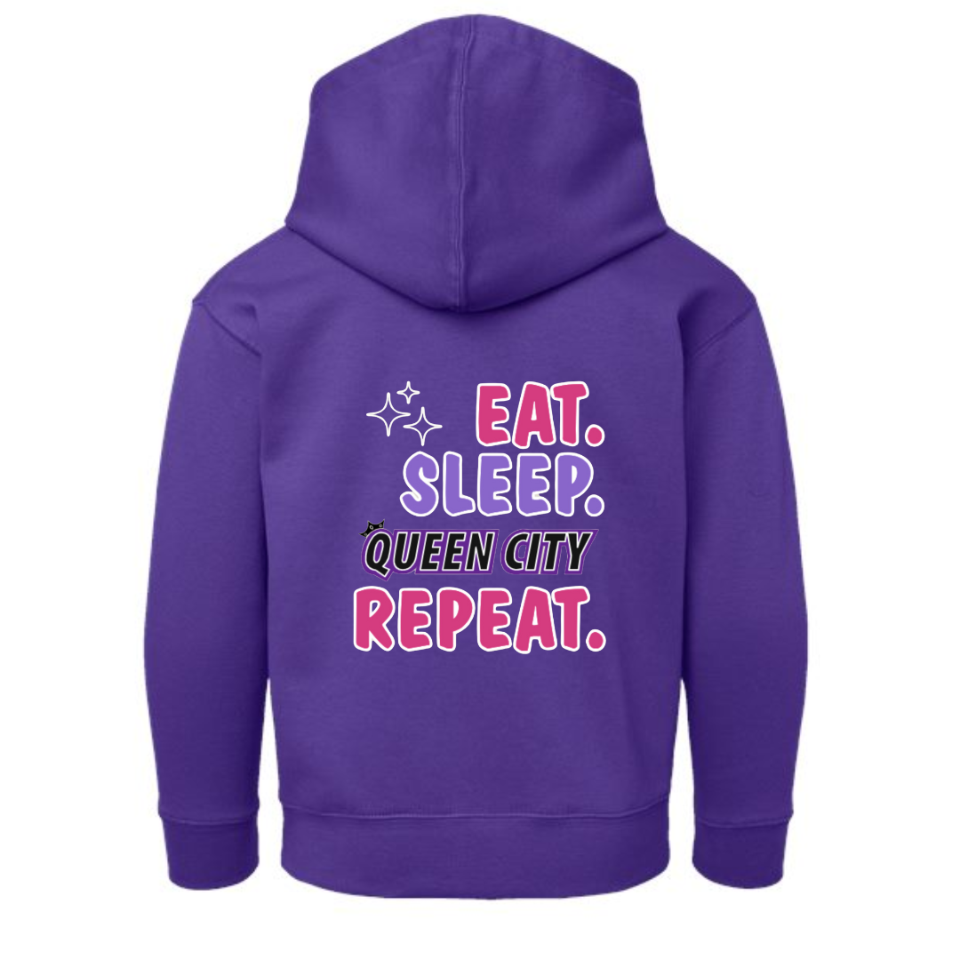 Eat Sleep Storm Repeat Hoodie - Toddler, Youth and Adult-Adult Small-Purple-Lemons and Limes Boutique