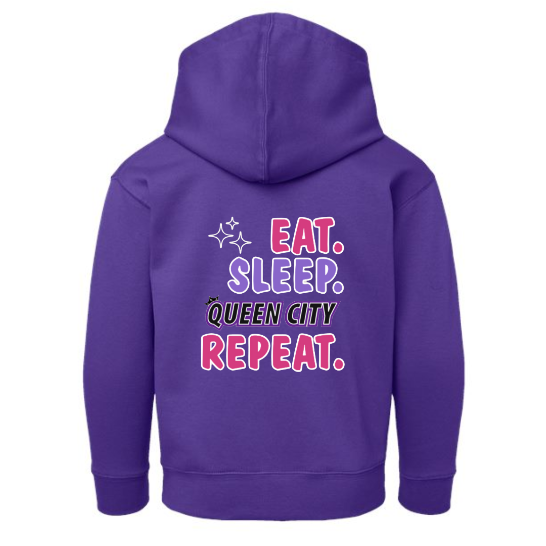 Eat Sleep Storm Repeat Hoodie - Toddler, Youth and Adult-Youth Small-Purple-Lemons and Limes Boutique