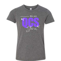 We Are Queen City Storm Short Sleeve Tee-Heather Deep Grey-Adult Small-Lemons and Limes Boutique