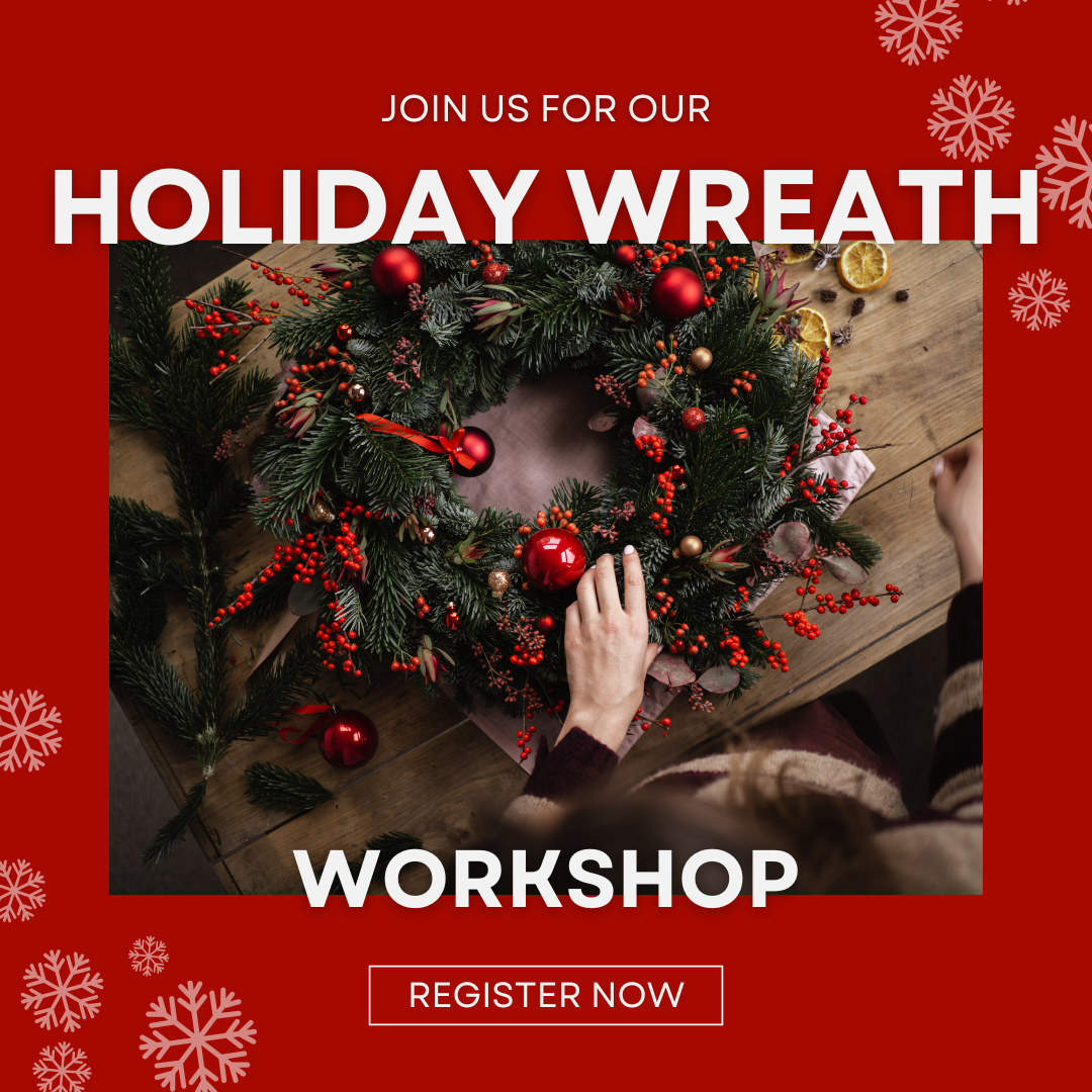 Holiday Wreath Making Workshop November 21st. 6-8pm-Lemons and Limes Boutique