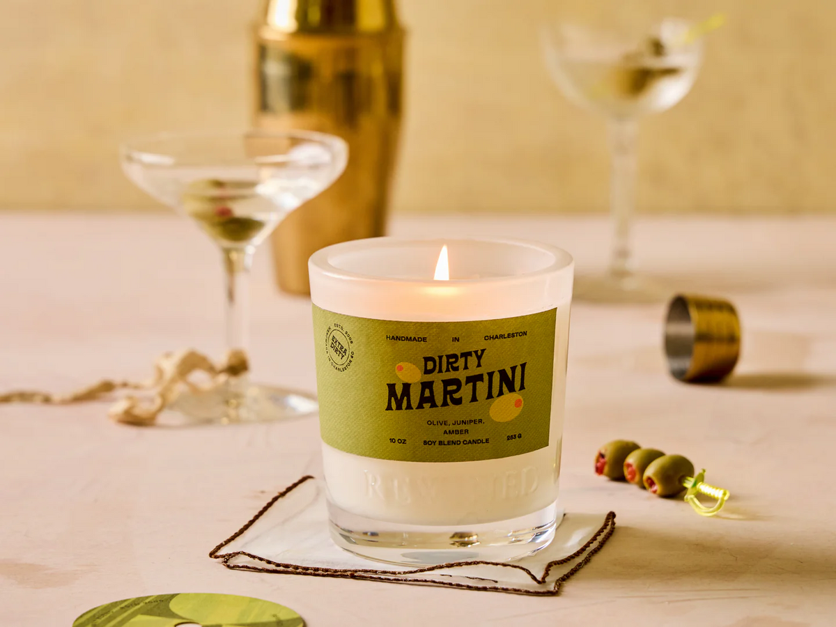 Dirty Martini 10oz. Candle by Rewined--Lemons and Limes Boutique