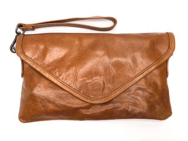 Baldwin Genuine Leather Clutch--Lemons and Limes Boutique