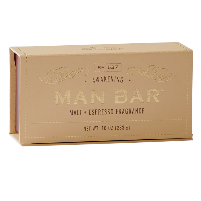 The Man Bar Soap Malt and Expresso--Lemons and Limes Boutique
