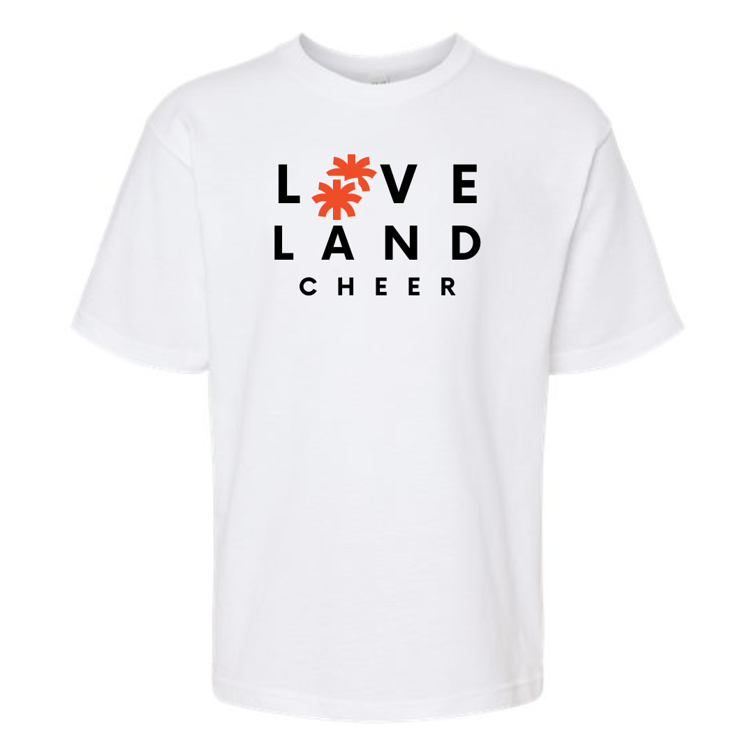 Loveland Cheer T-Shirt-YOUTH-Lemons and Limes Boutique