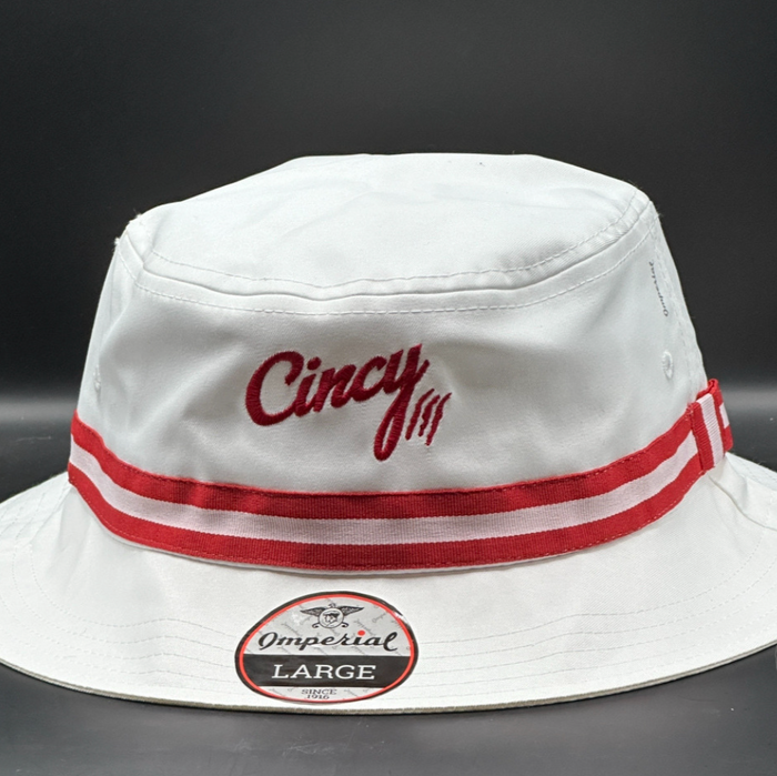 Reds Bucket Hat by The Cincy Hat--Lemons and Limes Boutique