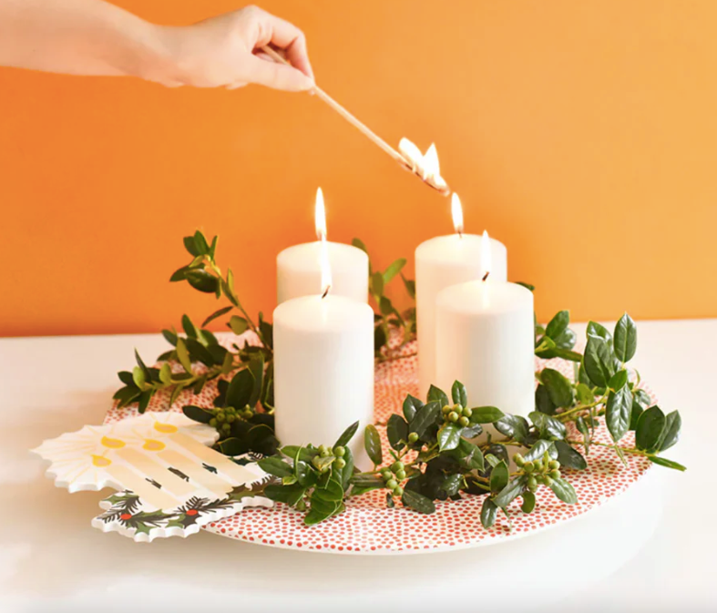 Advent Wreath Big Attachment by Happy Everything-Lemons and Limes Boutique