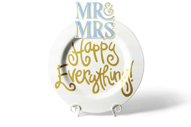 Mr. & Mrs. Big Attachment in Blue by Happy Everything-Lemons and Limes Boutique