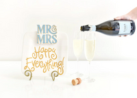 Mr. & Mrs. Big Attachment in Blue by Happy Everything-Lemons and Limes Boutique
