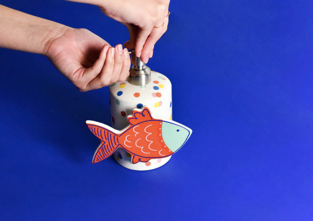 Bubbles the Fish Mini Attachment by Happy Everything-Lemons and Limes Boutique