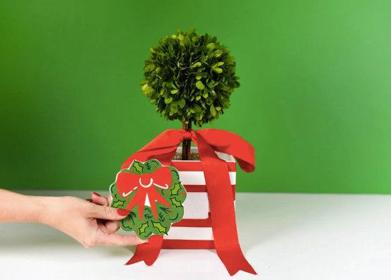 Holly Wreath Big Attachment by Happy Everything-Lemons and Limes Boutique