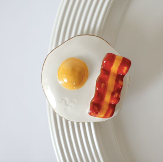 Wakey Wakey Eggs and Bacon Mini by Nora Fleming-Lemons and Limes Boutique