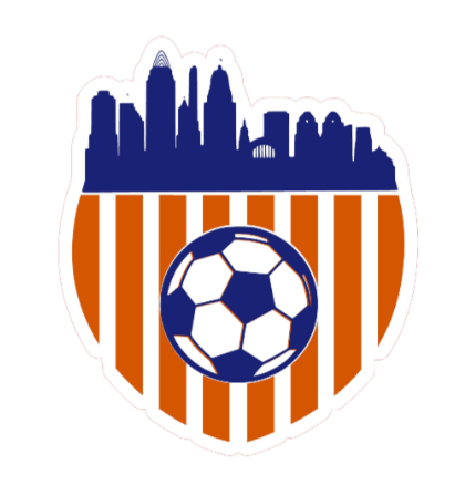 Cincinnati Soccer Skyline Sticker--Lemons and Limes Boutique