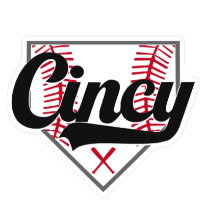 CINCY Baseball Sticker--Lemons and Limes Boutique