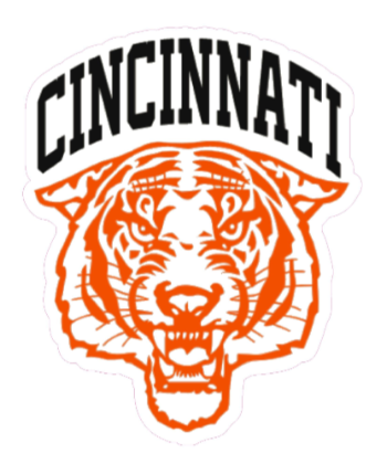 Cincinnati Tiger Sticker--Lemons and Limes Boutique