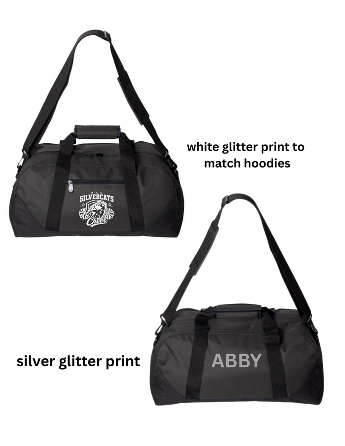 Silvercats Cheer Personalized Duffle