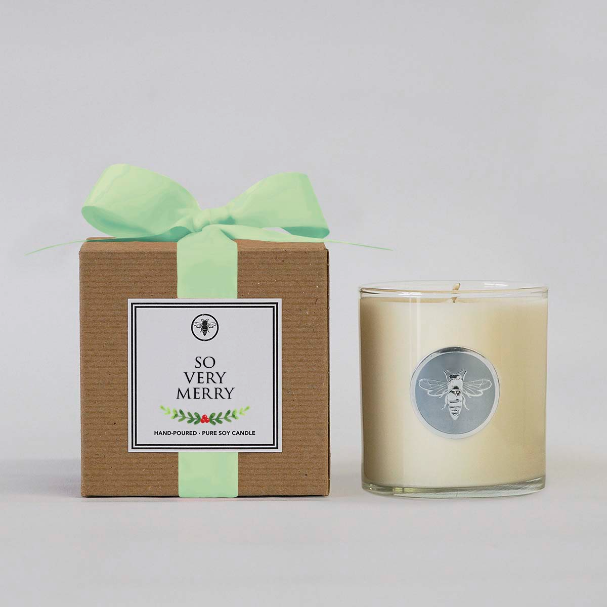 So Very Merry Hand Poured Candle-Candle-Lemons and Limes Boutique