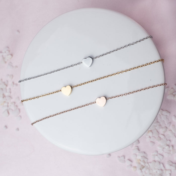 Luxe Mini Heart Pendant Necklace-Necklace-Lemons and Limes Boutique