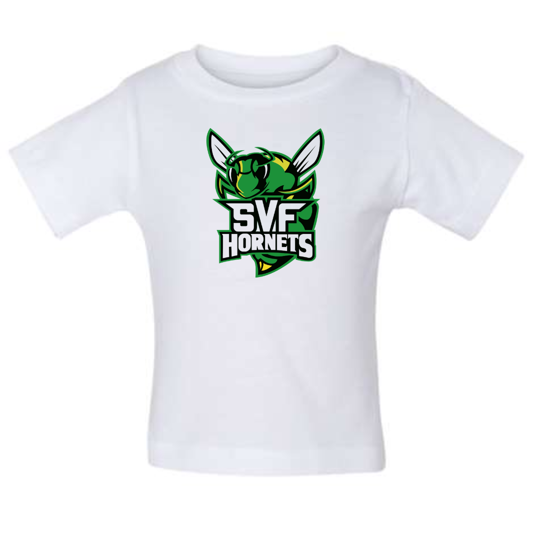 Hornet Mascot Short Sleeve Tee: Infant, Youth and Adult-Lemons and Limes Boutique