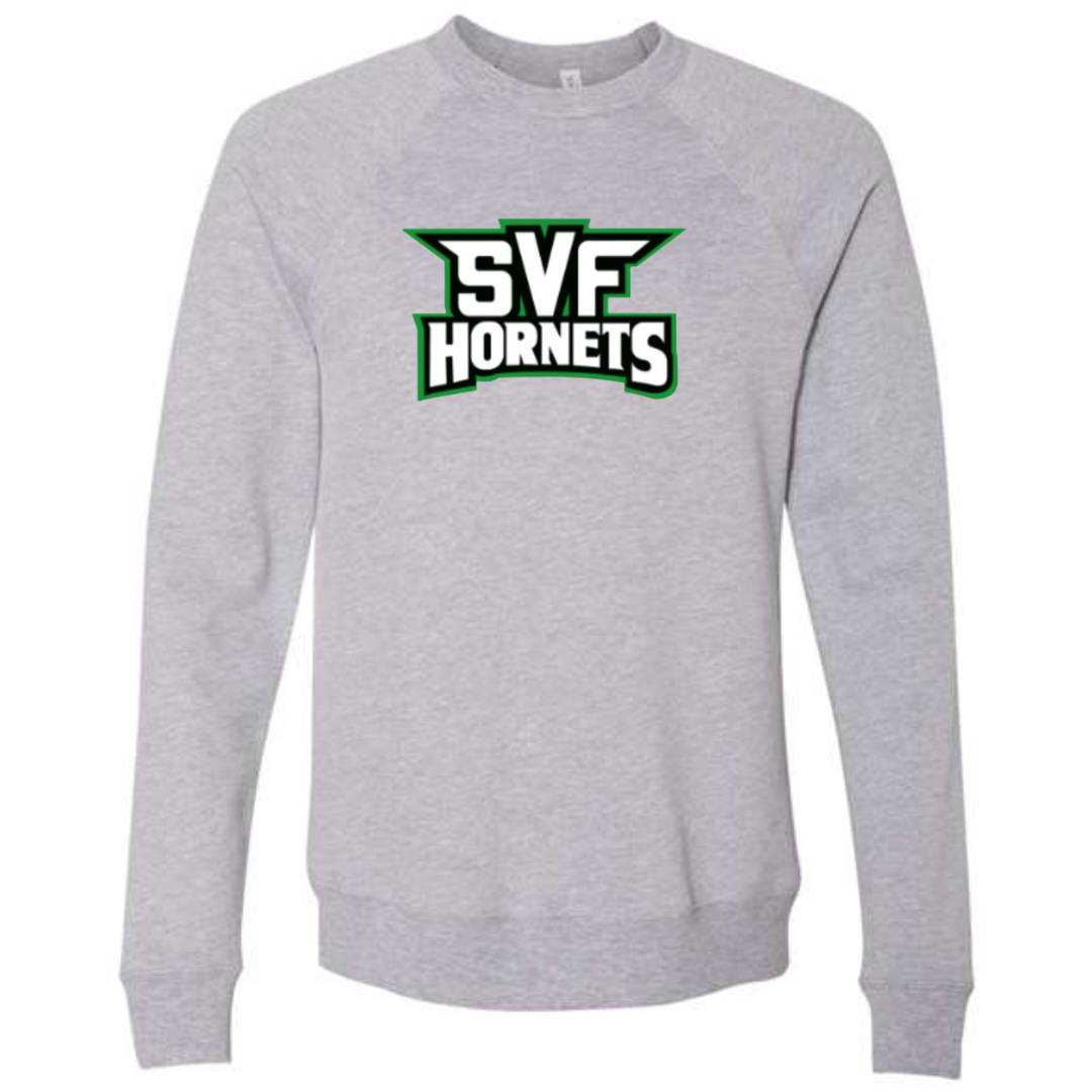 SVF Hornets on Premium Sponge Fleece Crewneck - Unisex-Lemons and Limes Boutique