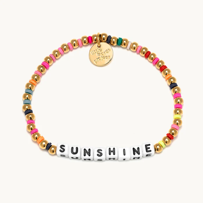 Sunshine Bracelet in Gold Little Words Project--Lemons and Limes Boutique