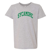 Sycamore Curved T-Shirt (multiple colors)-YOUTH-Athletic Grey-Youth Small-Lemons and Limes Boutique