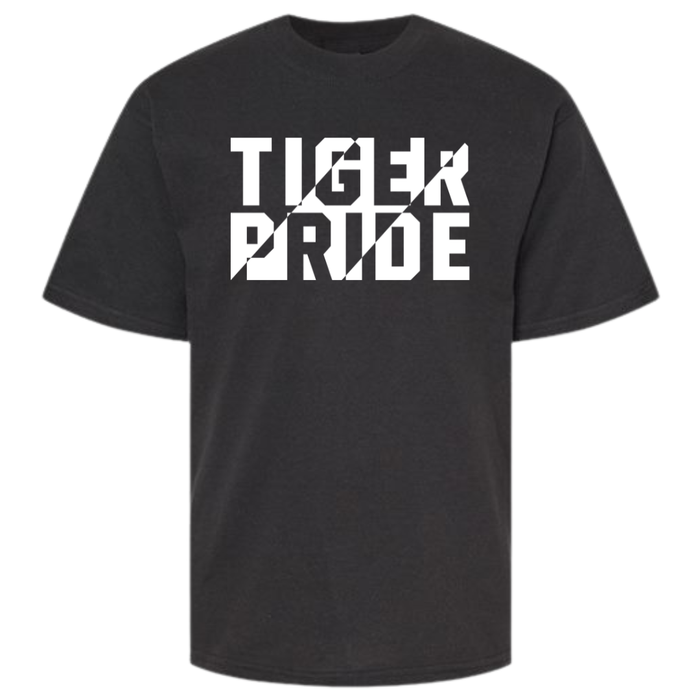 Tiger Pride on Black T-Shirt-YOUTH-Lemons and Limes Boutique